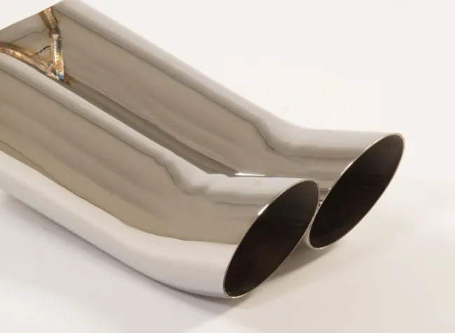 Endrohr 1 - 2x76mm DTM Edelstahl