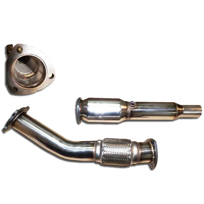 Hosenrohr Downpipe für Golf 4 1.8T, Audi A3 TT 1.8T, Seat Leon 1.8T 76mm aus Edelstahl