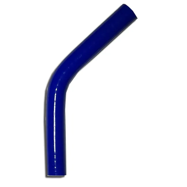 Silikonbogen 45° Grad 16mm innendurchmesser blau L 100mm 3 lagig 4mm Wandstärke