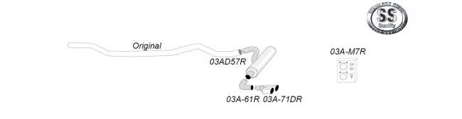 Simons Edelstahl Sportauspuffanlage 2x 80 mm für BMW F33 420D