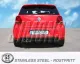 Edelstahl Sportauspuffanlage für Polo GTI 1.4 TSI EG-Genehmigung